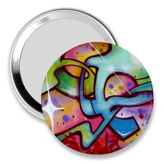 Graffity 3  Handbag Mirror by Siebenhuehner