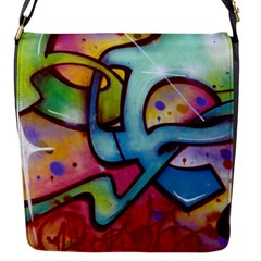 Graffity Flap Closure Messenger Bag (small) by Siebenhuehner