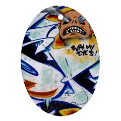 Graffity Oval Ornament by Siebenhuehner