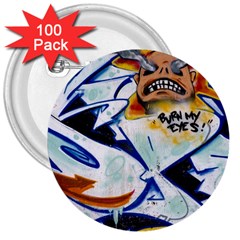 Graffity 3  Button (100 Pack) by Siebenhuehner