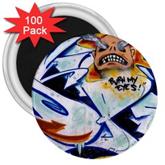 Graffity 3  Button Magnet (100 Pack) by Siebenhuehner