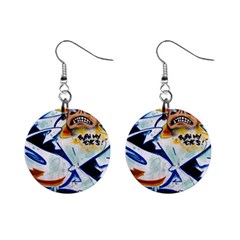 Graffity Mini Button Earrings by Siebenhuehner