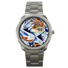 Graffity Sport Metal Watch by Siebenhuehner