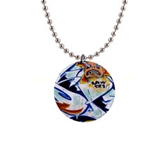 Graffity Button Necklace by Siebenhuehner