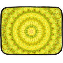 Mandala Mini Fleece Blanket (two Sided) by Siebenhuehner