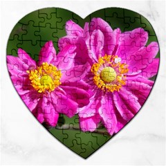 Flower Jigsaw Puzzle (heart) by Siebenhuehner