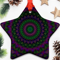 Mandala Star Ornament (two Sides) by Siebenhuehner