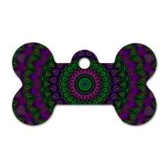 Mandala Dog Tag Bone (one Sided) by Siebenhuehner