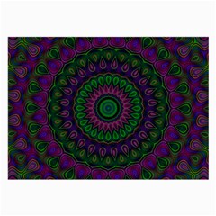 Mandala Glasses Cloth (large, Two Sided) by Siebenhuehner