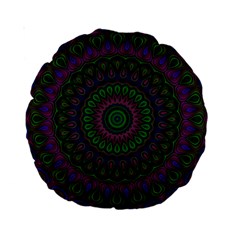 Mandala 15  Premium Round Cushion  by Siebenhuehner