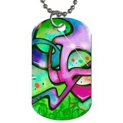 Graffity Dog Tag (two-sided)  by Siebenhuehner