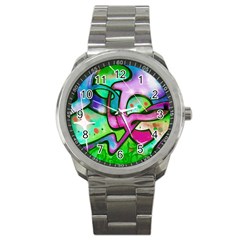 Graffity Sport Metal Watch by Siebenhuehner