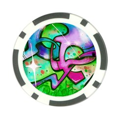 Graffity Poker Chip by Siebenhuehner