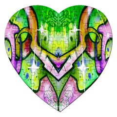 Graffity Jigsaw Puzzle (heart) by Siebenhuehner