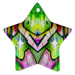 Graffity Star Ornament (two Sides) by Siebenhuehner