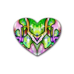 Graffity Drink Coasters 4 Pack (heart)  by Siebenhuehner