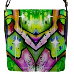 Graffity Flap Closure Messenger Bag (small) by Siebenhuehner