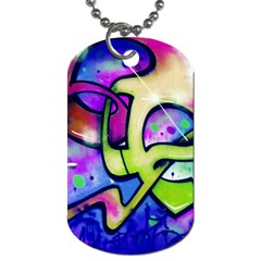 Graffity Dog Tag (One Sided)