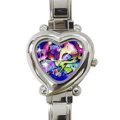 Graffity Heart Italian Charm Watch 