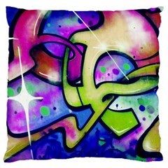 Graffity Large Cushion Case (two Sided)  by Siebenhuehner