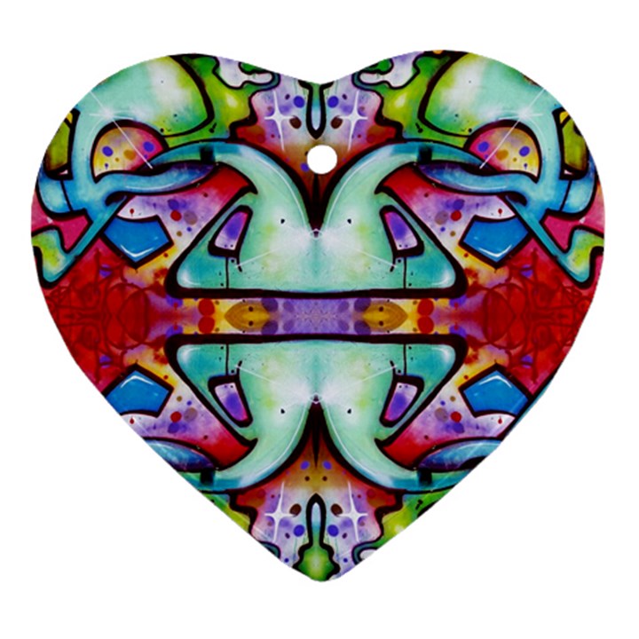 Graffity Heart Ornament