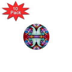 Graffity 1  Mini Button Magnet (10 Pack) by Siebenhuehner