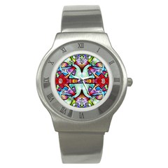 Graffity Stainless Steel Watch (slim) by Siebenhuehner