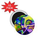 Graffity 1.75  Button Magnet (10 pack) Front