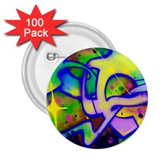 Graffity 2 25  Button (100 Pack) by Siebenhuehner