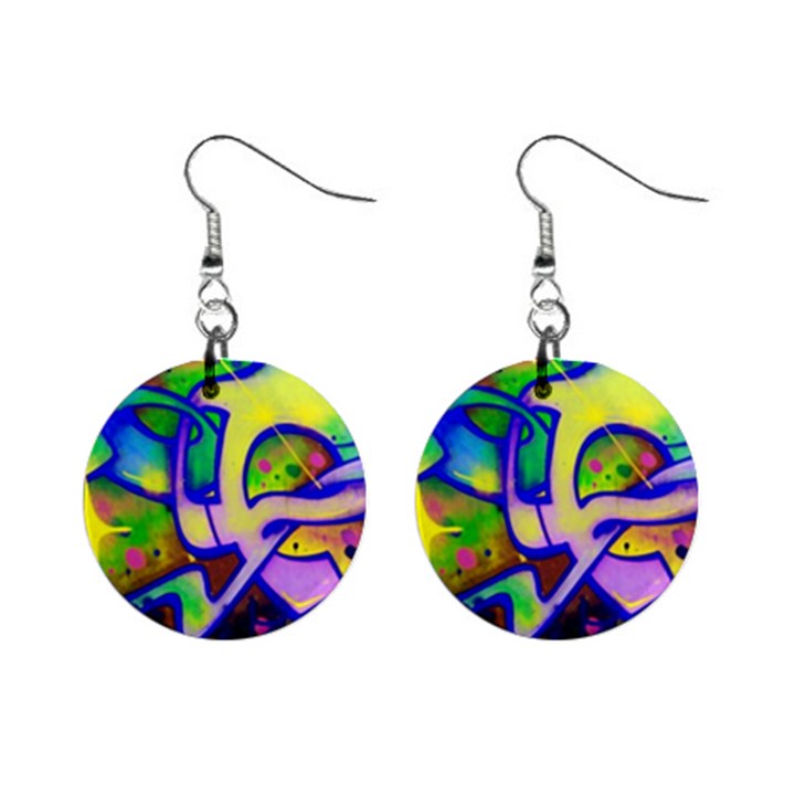 Graffity Mini Button Earrings