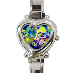 Graffity Heart Italian Charm Watch  by Siebenhuehner