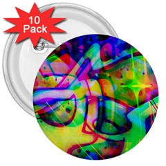 Graffity 3  Button (10 Pack) by Siebenhuehner