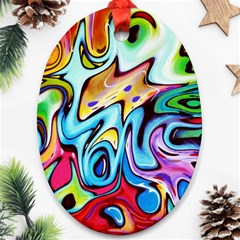 Graffity Oval Ornament by Siebenhuehner