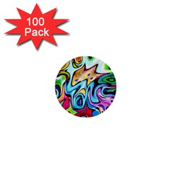 Graffity 1  Mini Button (100 Pack) by Siebenhuehner