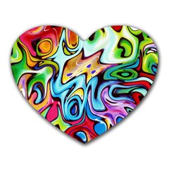 Graffity Mouse Pad (heart) by Siebenhuehner