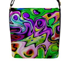 Graffity Flap Closure Messenger Bag (large) by Siebenhuehner