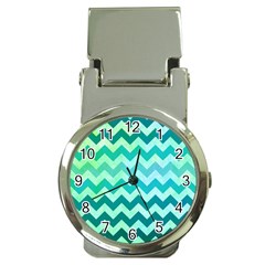 Chevron Money Clip With Watch by ILANA