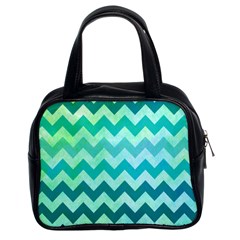 Chevron Classic Handbag (two Sides) by ILANA