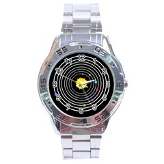 Solar System Stainless Steel Watch