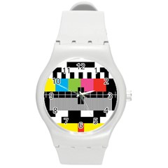 Test Pattern Plastic Sport Watch (medium)