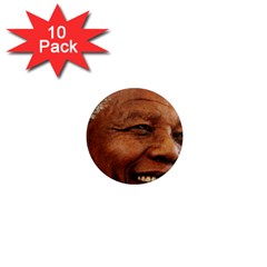 Mandela 1  Mini Button Magnet (10 Pack) by MORE4MANDELA