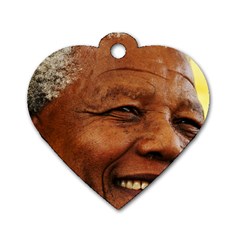 Mandela Dog Tag Heart (two Sided)