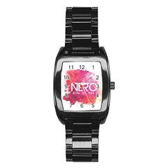 Nero ! Watch Stainless Steel Barrel Watch