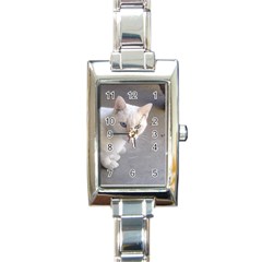 Beebee On Concrete Rectangular Italian Charm Watch by kkss88