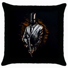 Musicmafia Throw Pillow Case (black) by rpcabardo