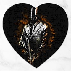 Musicmafia Jigsaw Puzzle (heart) by rpcabardo