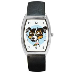 Danny Dog Tonneau Leather Watch