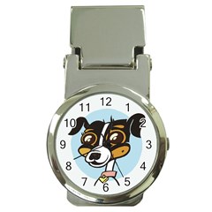 Danny Dog Money Clip With Watch