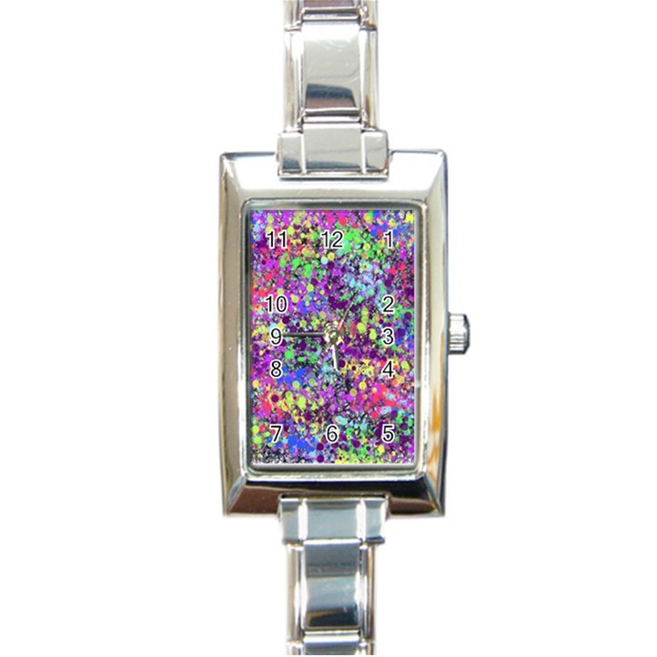 Fantasy Rectangular Italian Charm Watch