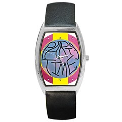 Party Time Tonneau Leather Watch